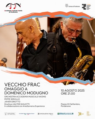 con ORCHESTRA ACCADEMIA MUSICALE NAONIS - PEPPE SERVILLO - JAVIER GIROTTO - direttore, VALTER SIVILOTTI - in collaborazione con AreaSanremoExperience