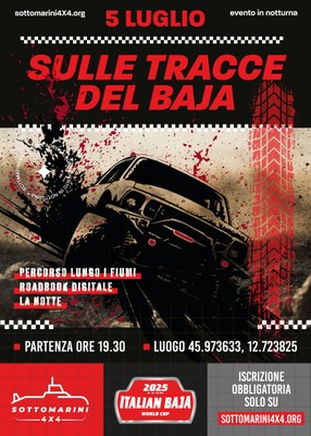 Locandina Sulle Tracce del Baja 2025